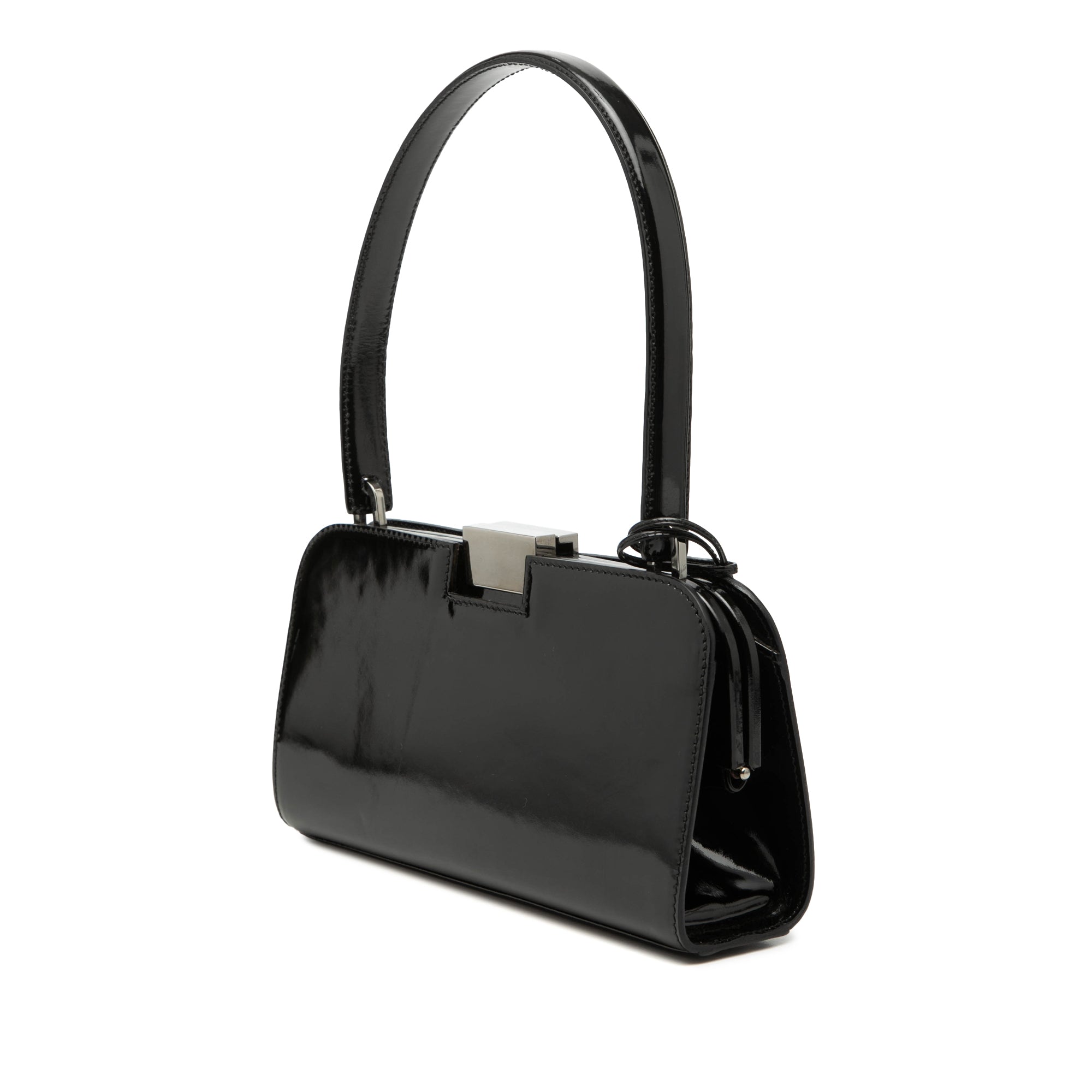 Patent Clasp Handbag - Image 2