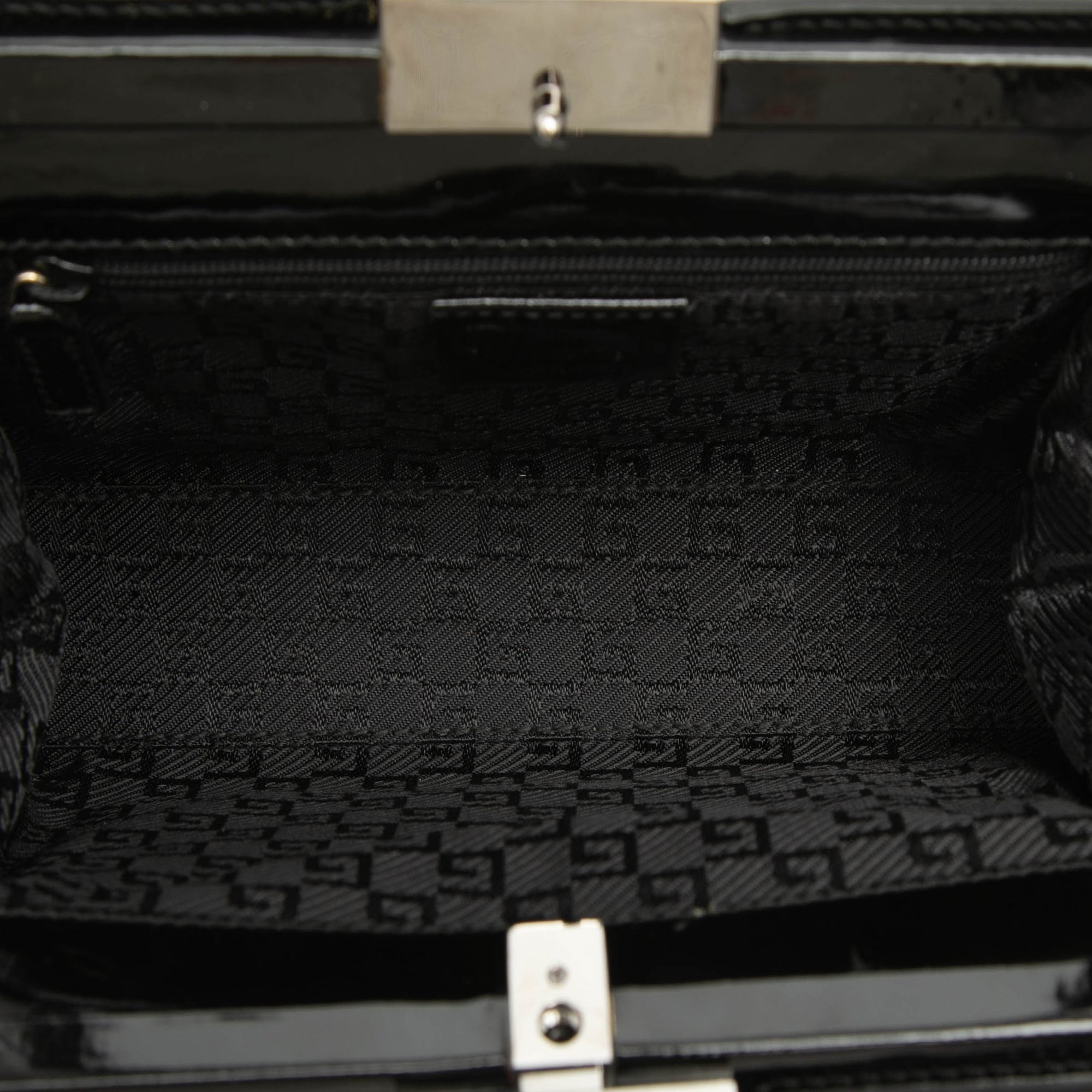 Patent Clasp Handbag - Image 4