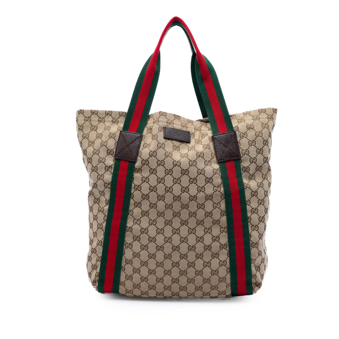 GG Canvas Web Tote - Image 1