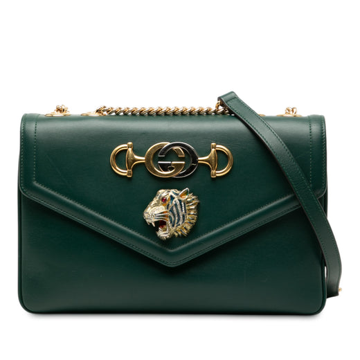 Medium Leather Rajah Crossbody - Image 1