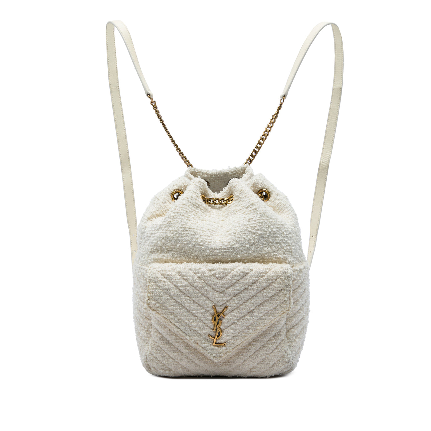 Chevron Tweed Monogram Joe Backpack - Image 1