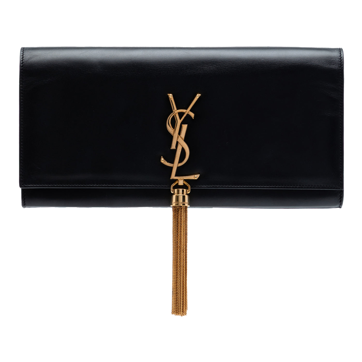 Smooth Calfskin Cassandre Tassel Clutch - Image 1