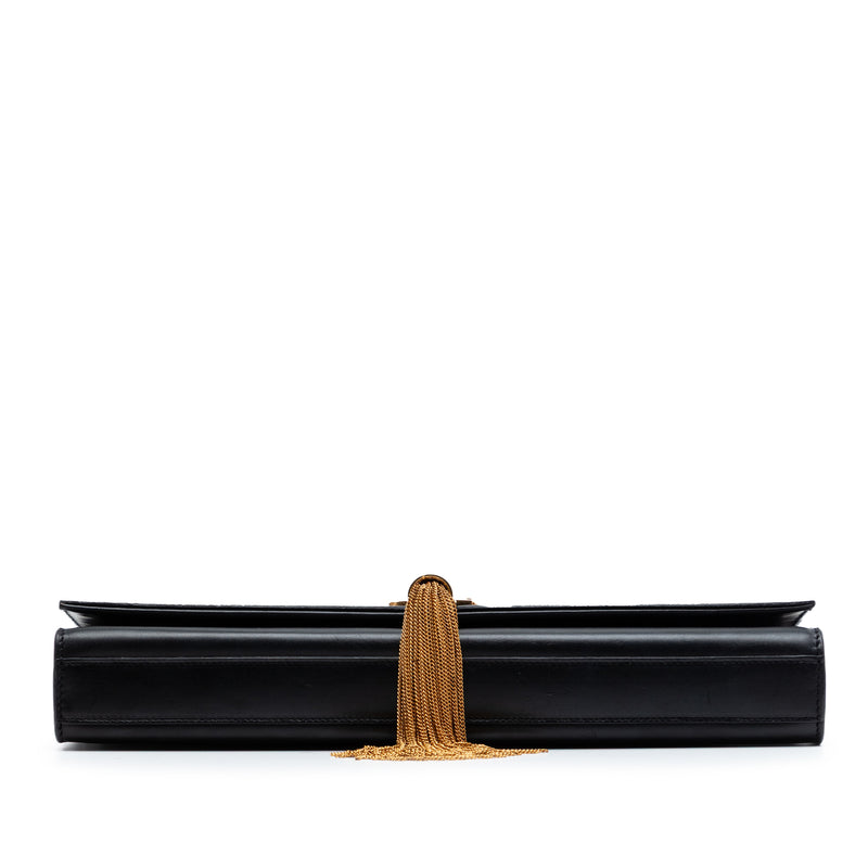 Smooth Calfskin Cassandre Tassel Clutch - Image 3