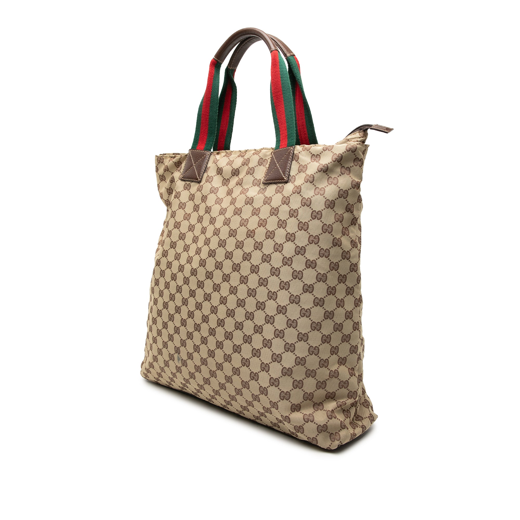 GG Canvas Web Vertical Tote - Image 2