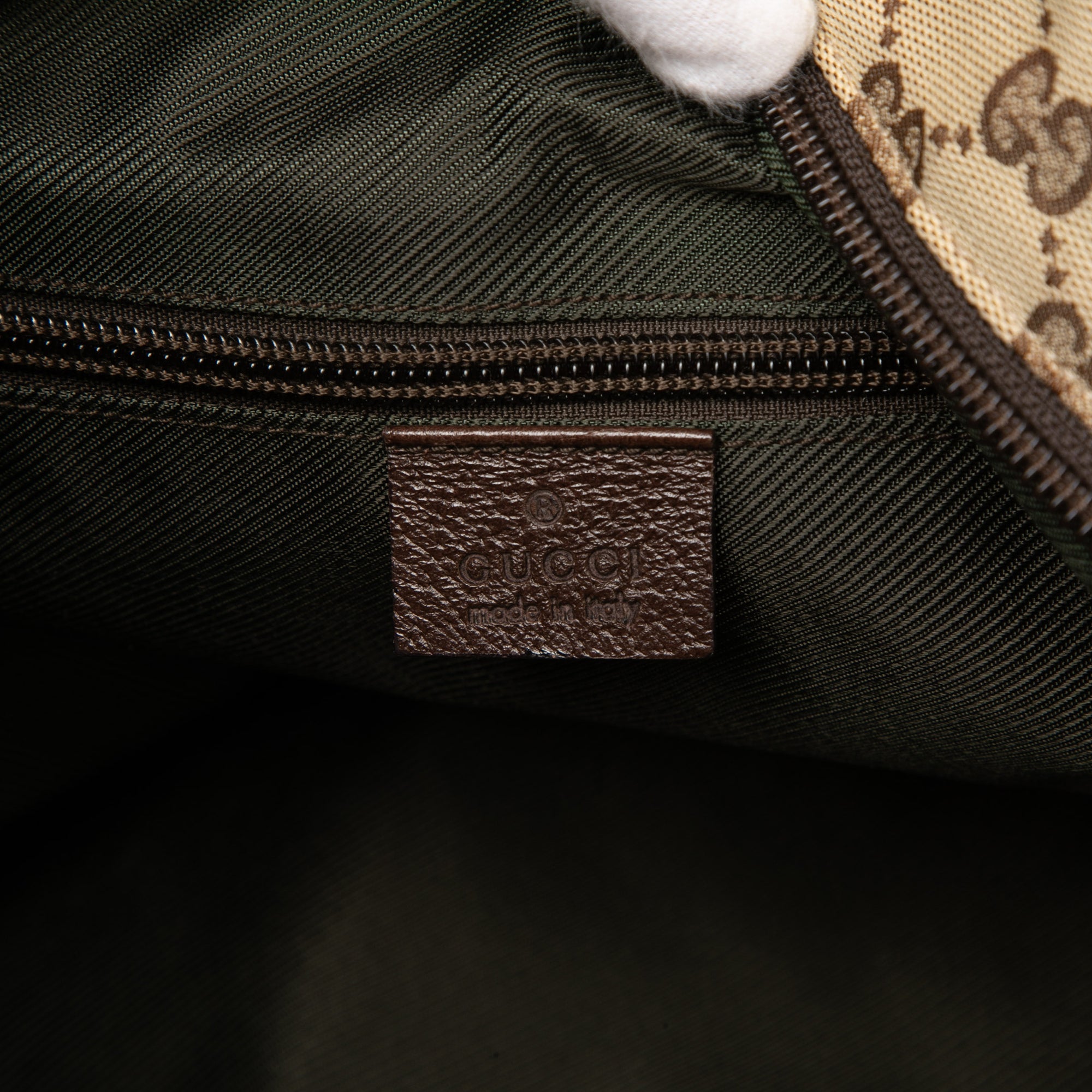GG Canvas Web Vertical Tote - Image 5