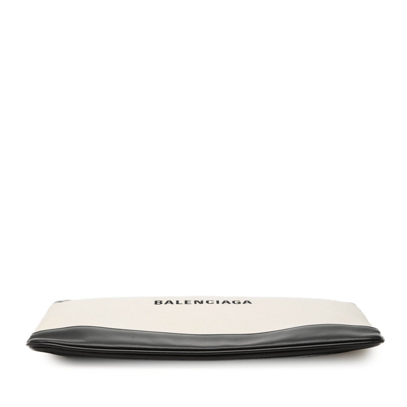 Canvas Navy Clip Clutch M - Image 3