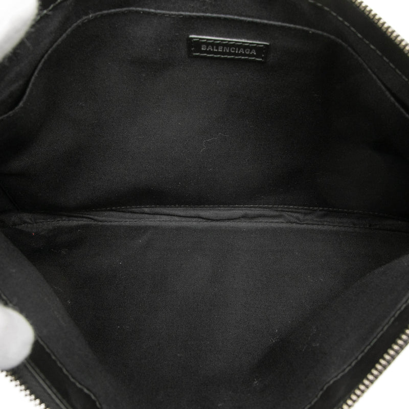 Canvas Navy Clip Clutch M - Image 4