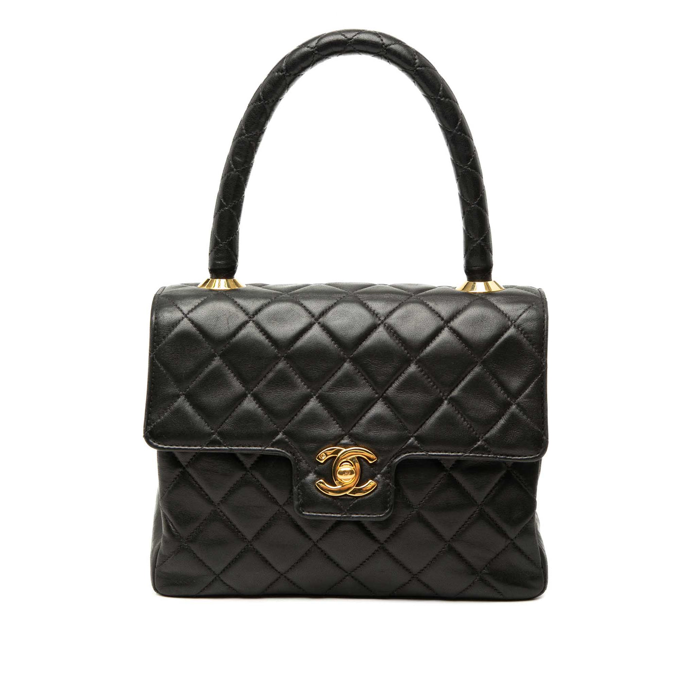 Small Lambskin Kelly Top Handle Bag - Image 1