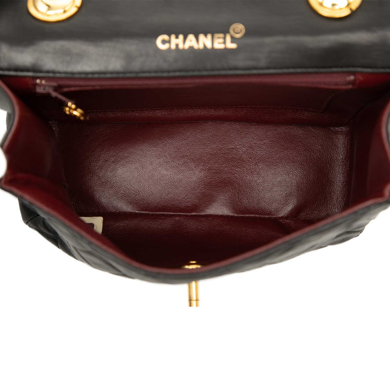 Small Lambskin Kelly Top Handle Bag - Image 4