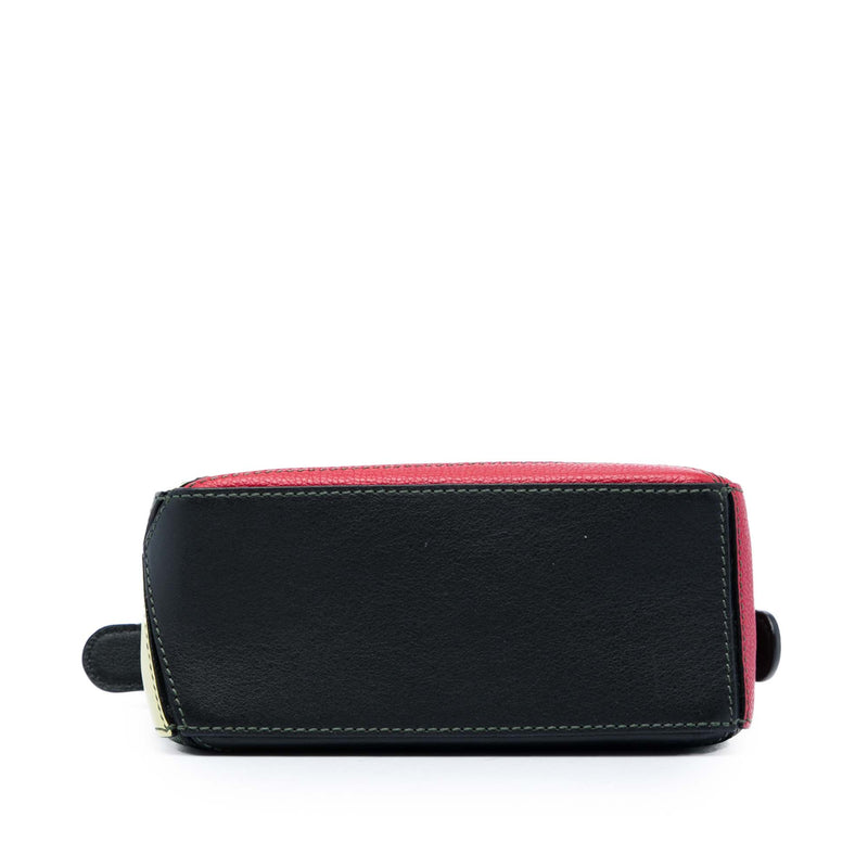 Paulas Ibiza Mini Calfskin Watermelon Puzzle Satchel - Image 3