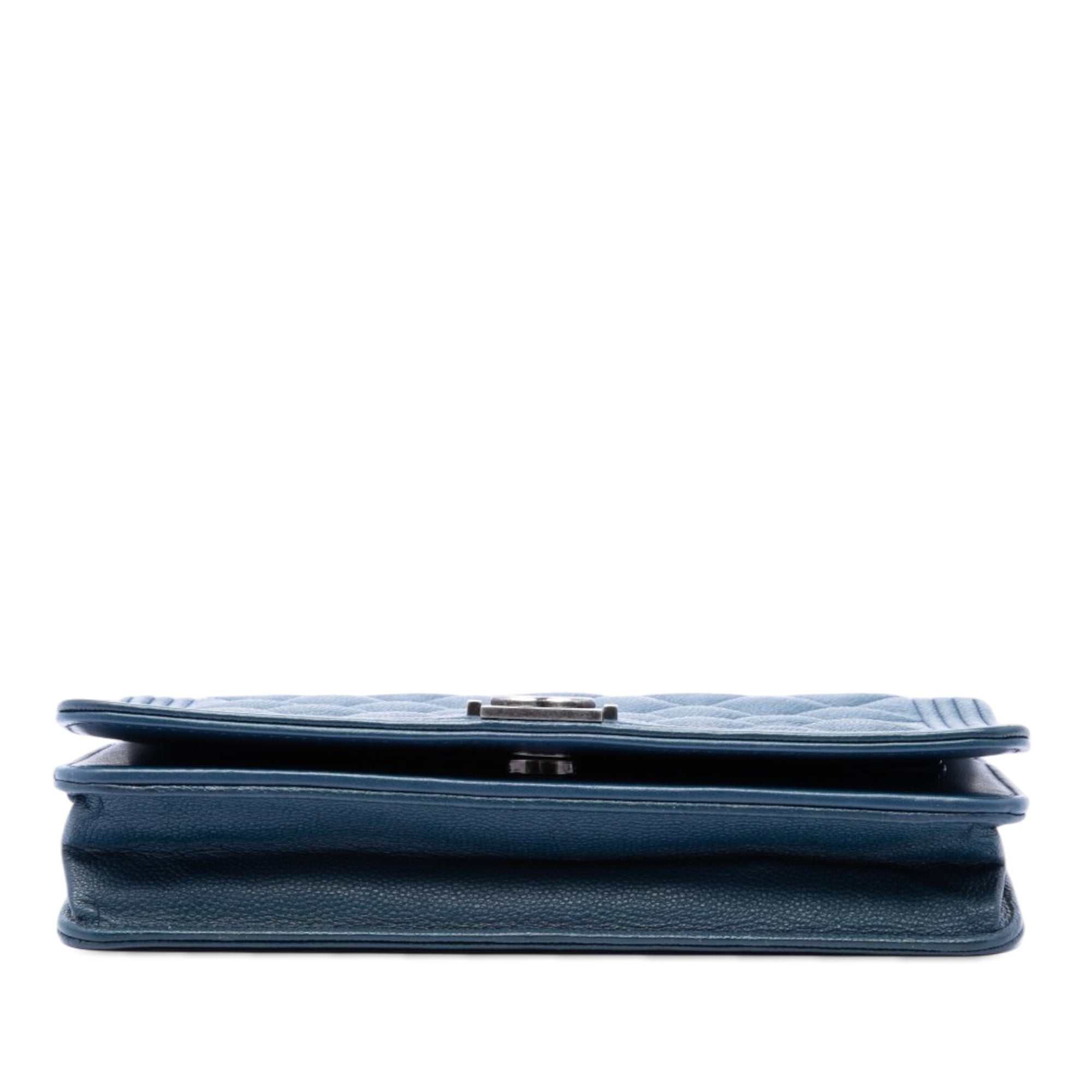 Quilted Caviar Boy Wallet on Chain - Image 3