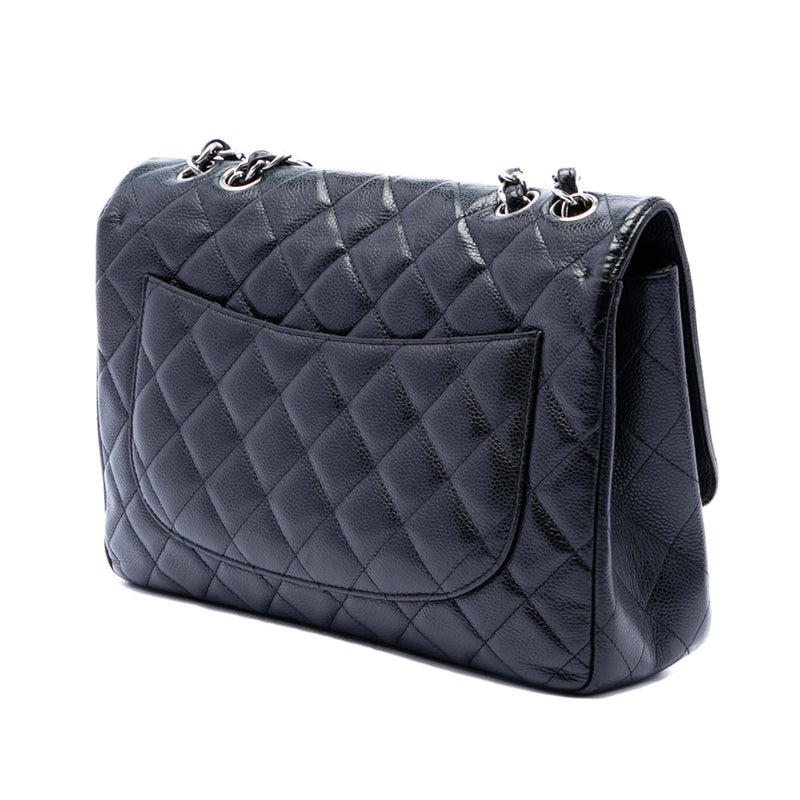 Jumbo Classic Caviar Single Flap - Image 2