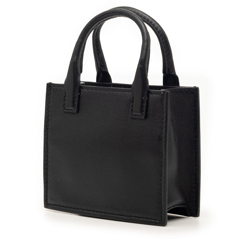 Mini Leather VLogo Walk Tote - Image 2