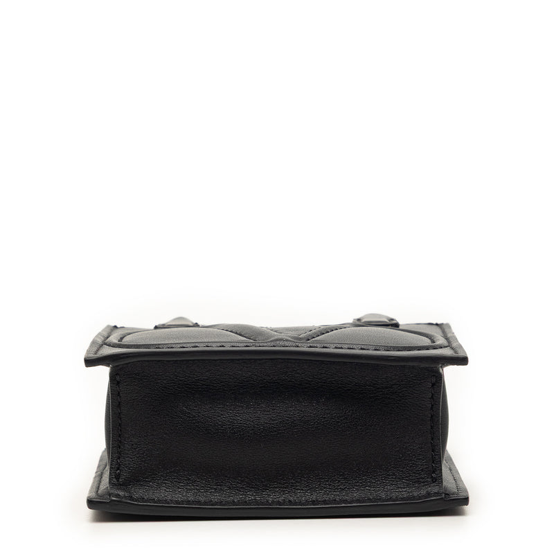 Mini Leather VLogo Walk Tote - Image 3