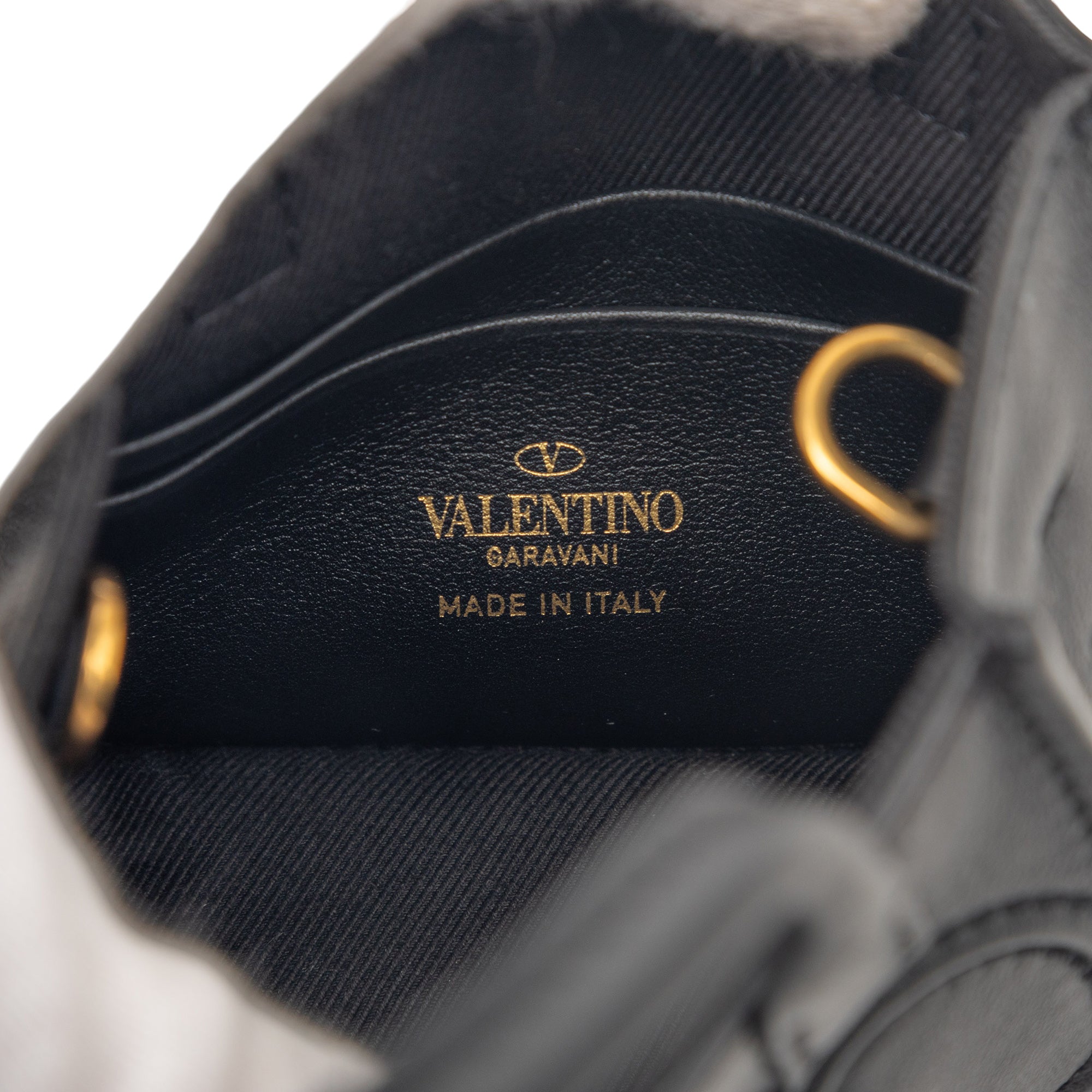 Mini Leather VLogo Walk Tote - Image 5
