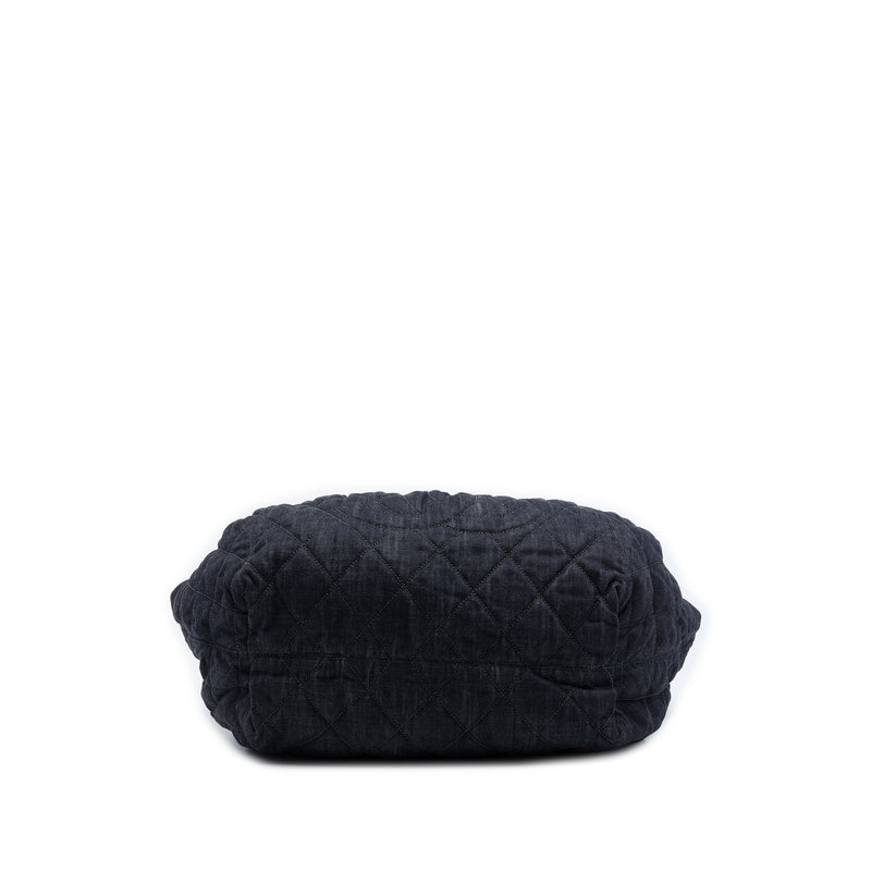 Extra Large Quilted Denim Stretch Spirit Cabas Tote - Image 3