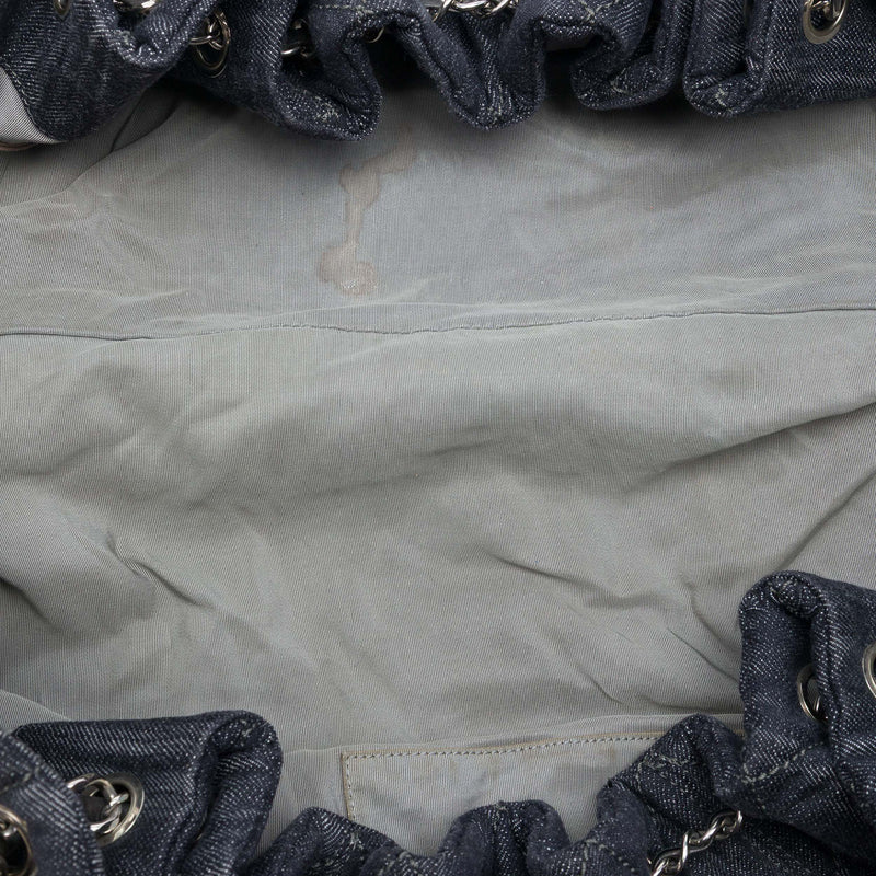 Extra Large Quilted Denim Stretch Spirit Cabas Tote - Image 4