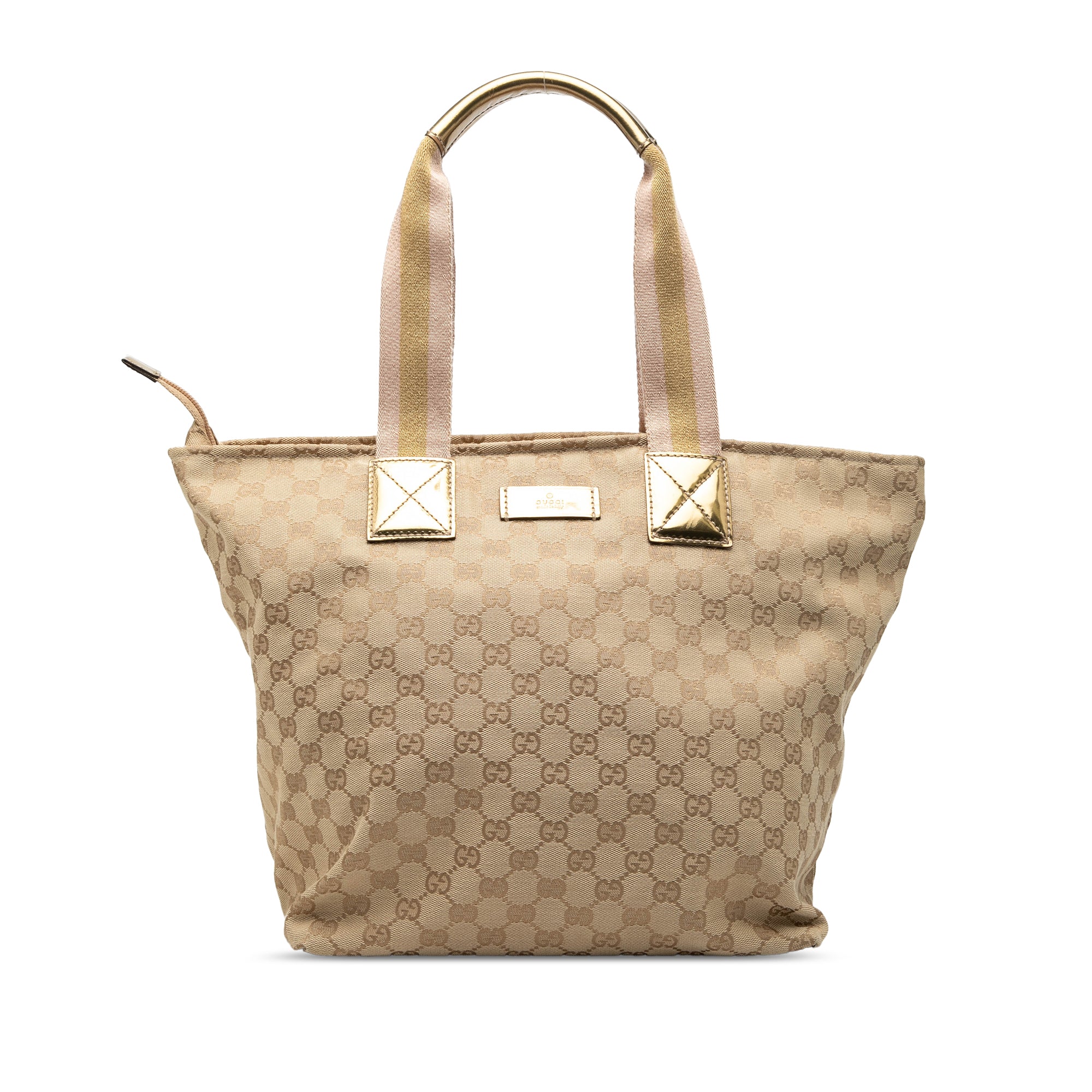 GG Canvas Web Tote - Image 1