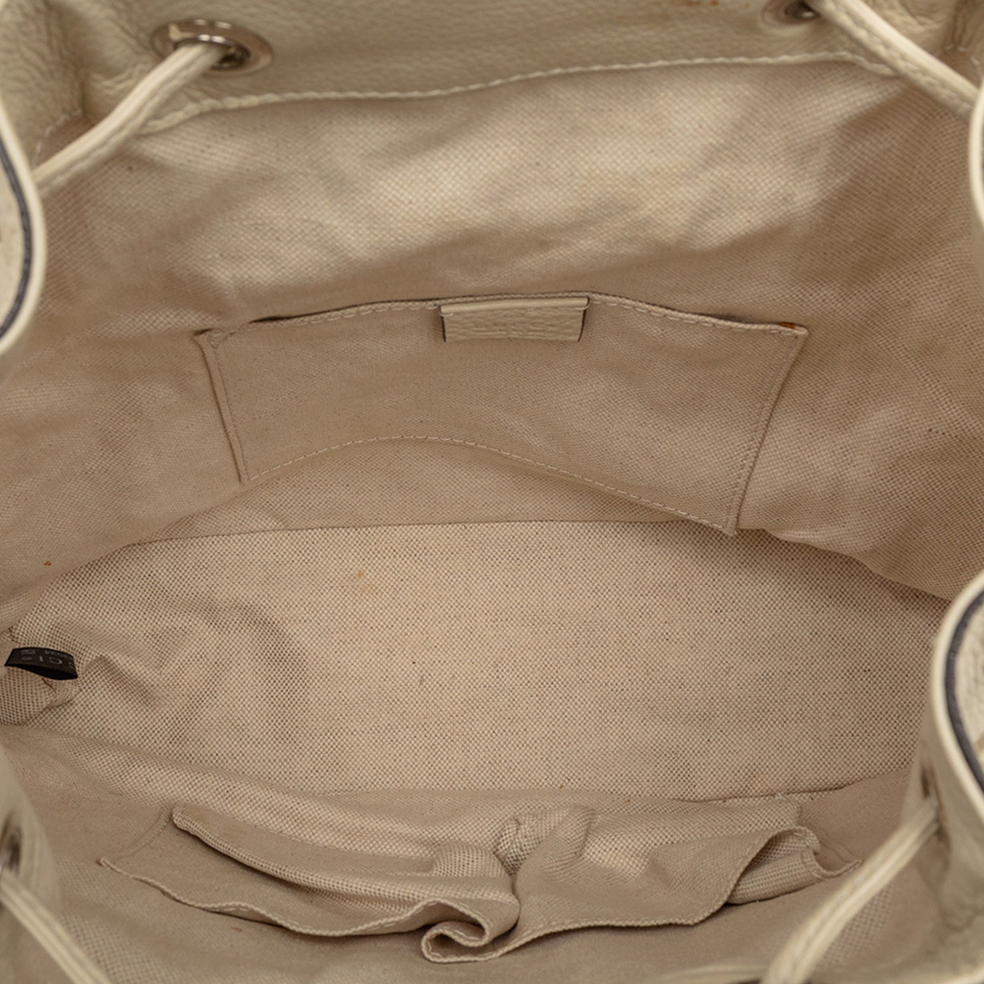 Leather Bamboo Tassel Backpack - Image 4