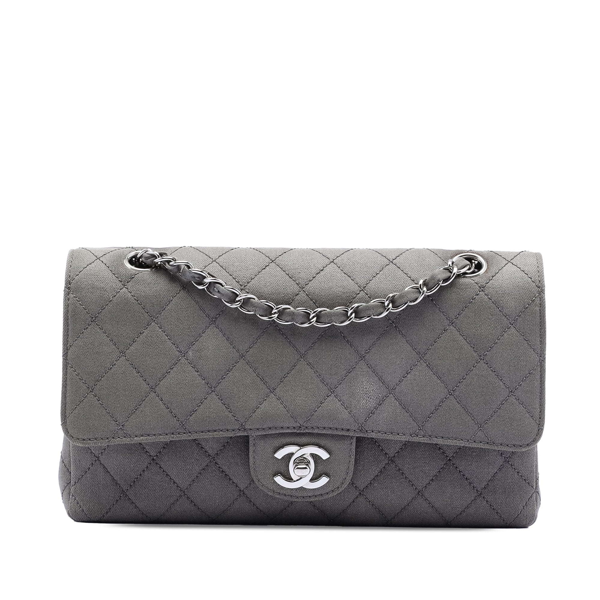 Medium Classic Suede Double Flap - Image 1