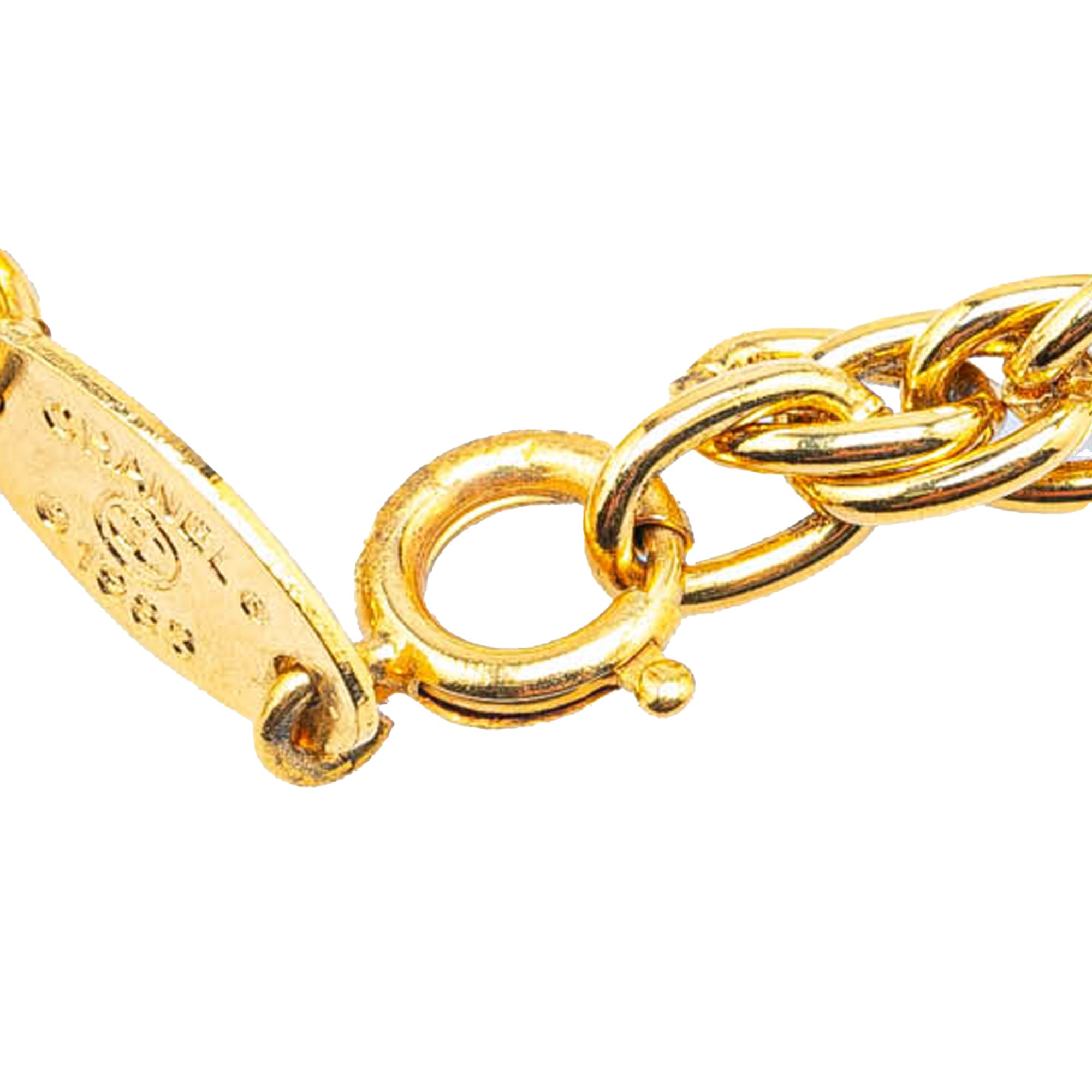 Gold Plated CC Chain Bracelet - Image 5