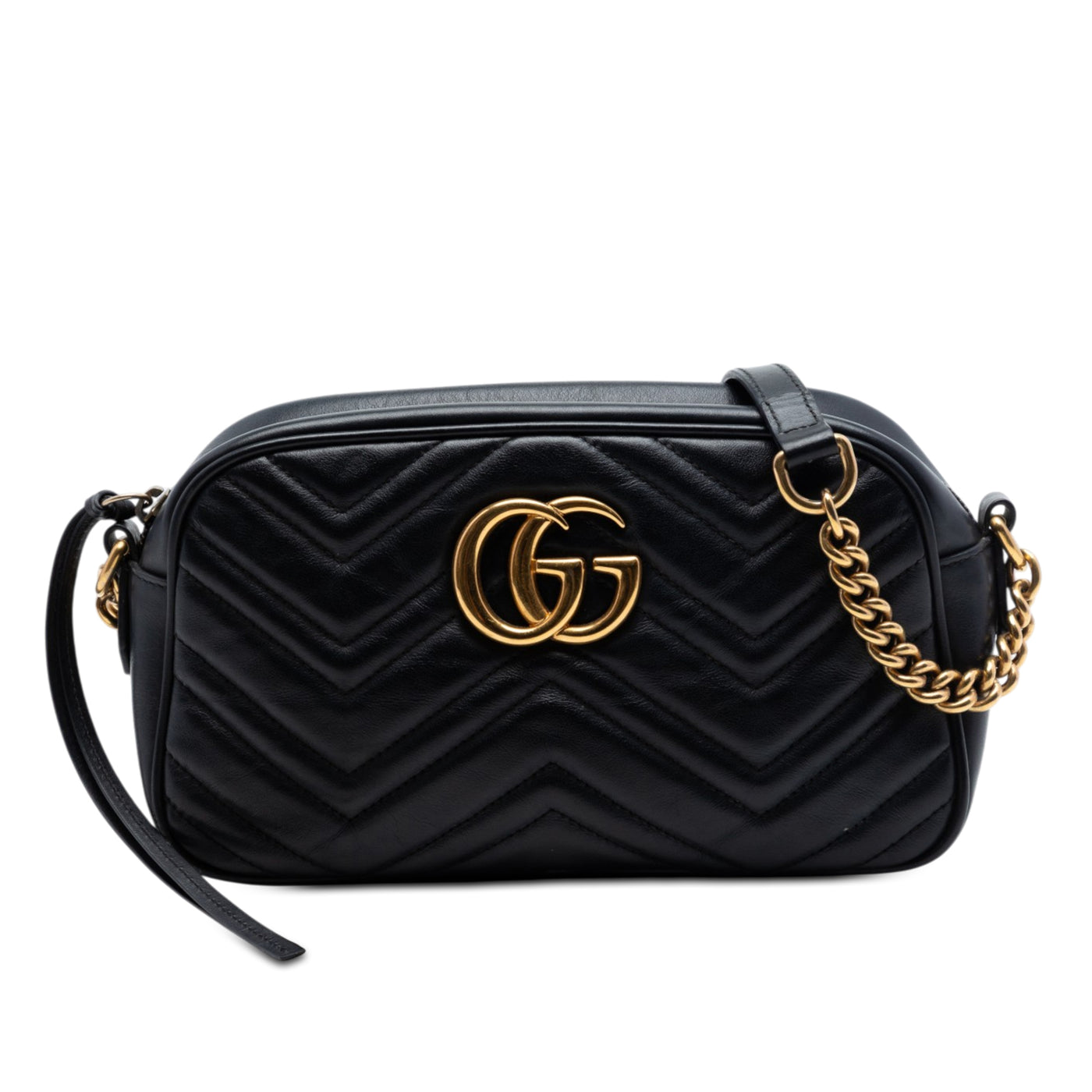 Small GG Marmont Matelasse Calfskin Crossbody - Image 1
