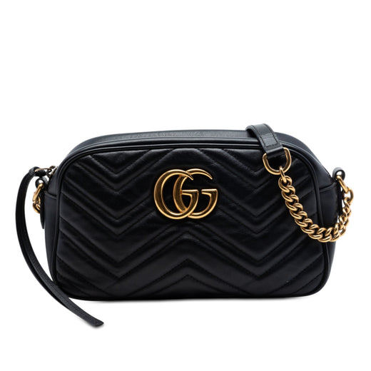 Small GG Marmont Matelasse Calfskin Crossbody - Image 1
