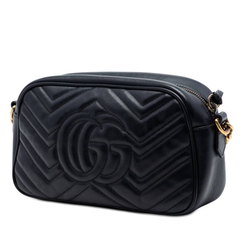 Small GG Marmont Matelasse Calfskin Crossbody - Image 2