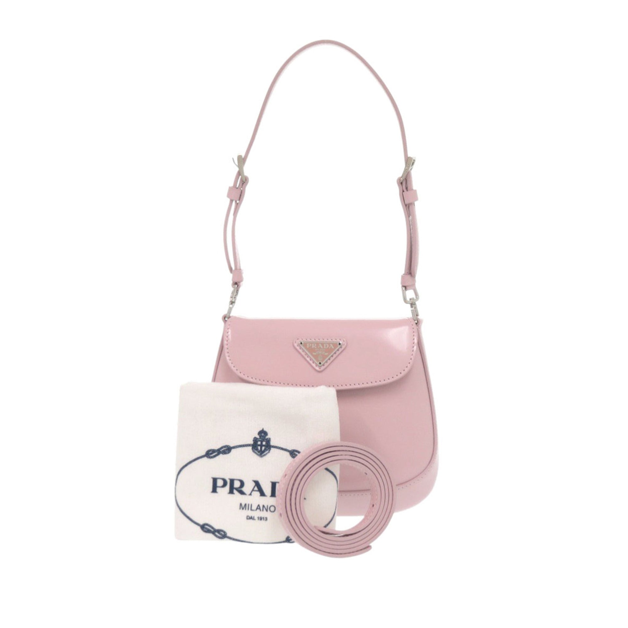 Mini Brushed Leather Cleo Bag - Image 12