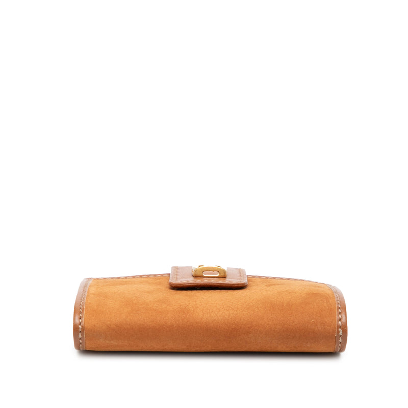 Nubuck Stirrup Kisslock Wallet - Image 3