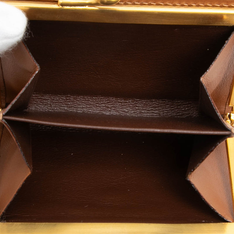 Nubuck Stirrup Kisslock Wallet - Image 4