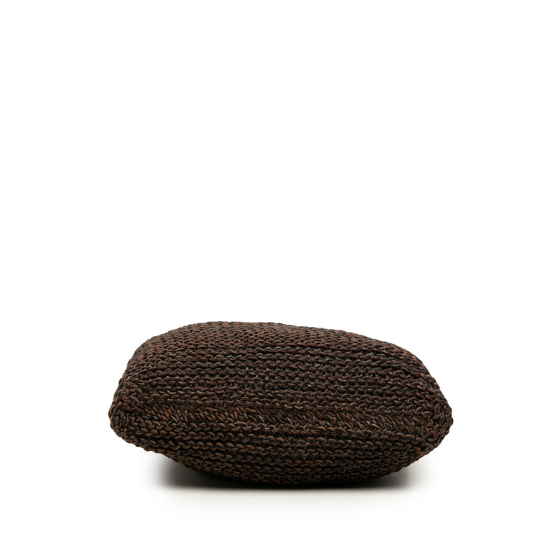 CC Knitted Calfskin Shoulder Bag - Image 3