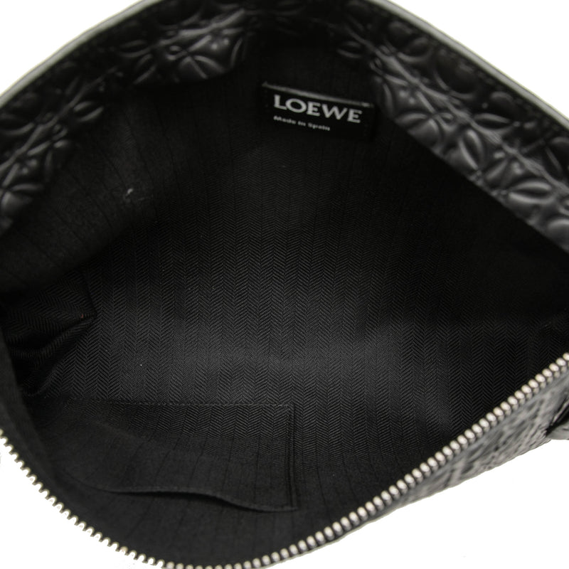 Embossed Anagram Leather Repeat T Clutch - Image 4