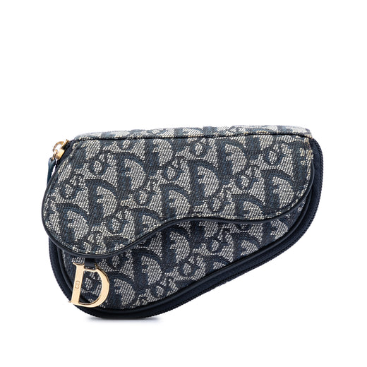 Diorissimo Canvas Saddle Pouch - Image 1