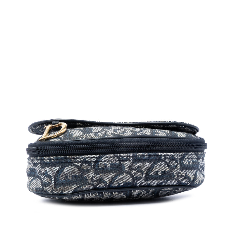 Diorissimo Canvas Saddle Pouch - Image 3