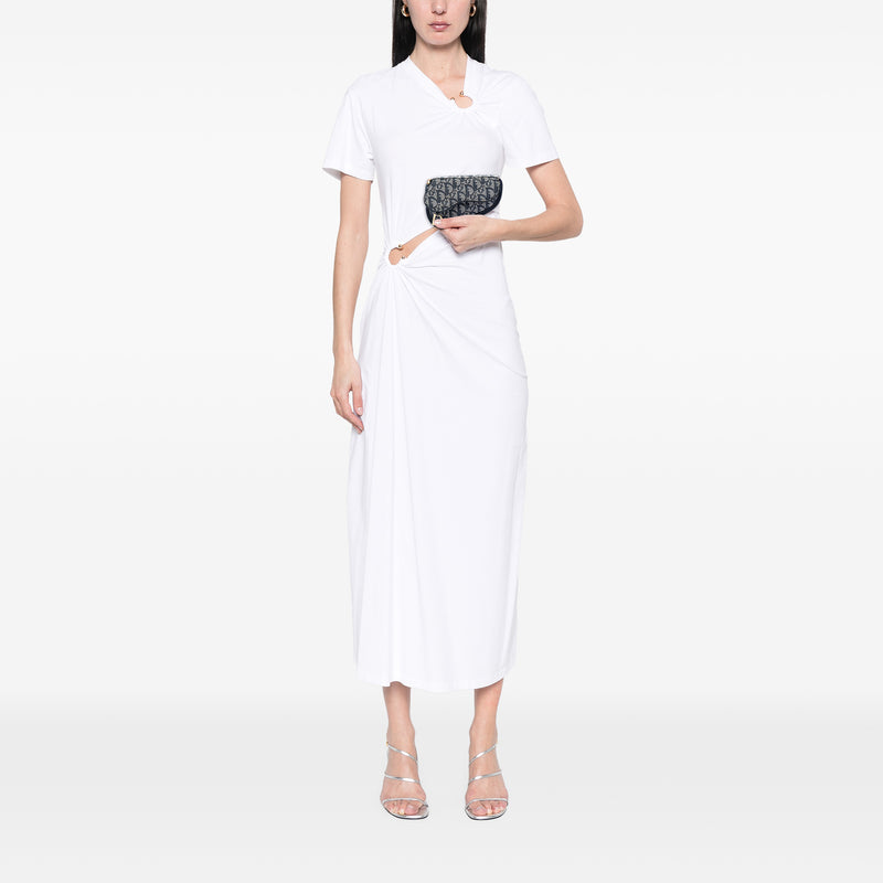 Diorissimo Canvas Saddle Pouch - Image 5