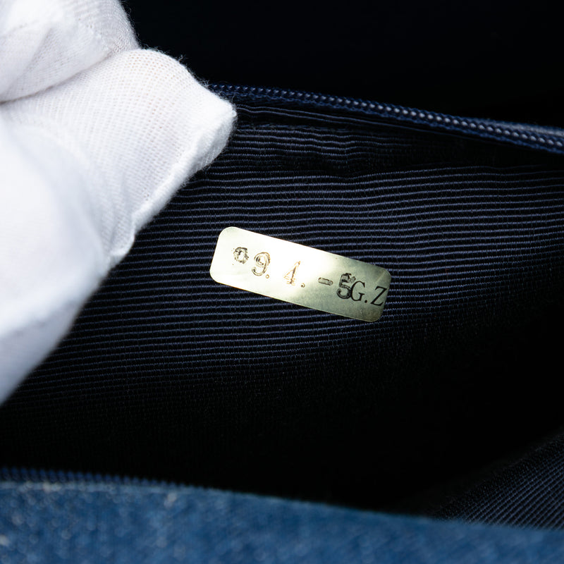CC Denim Kelly Top Handle Bag - Image 5