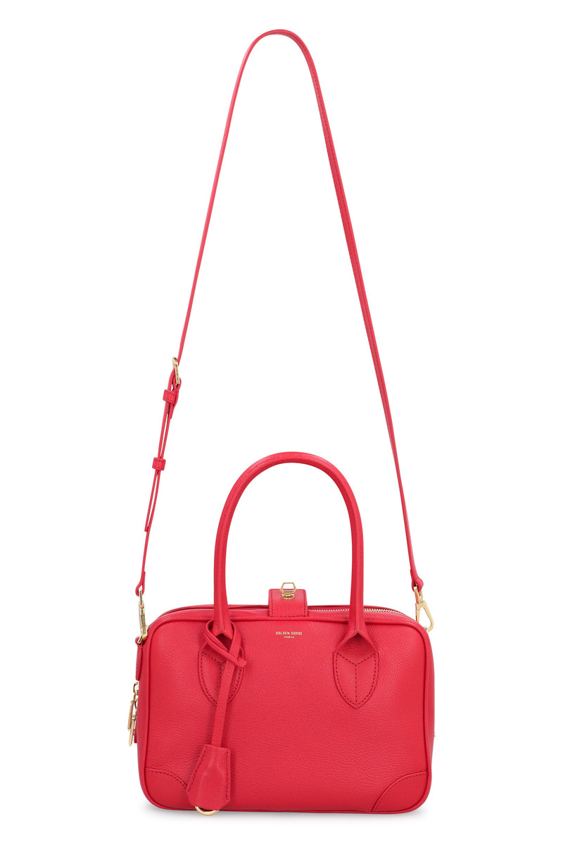 Golden Goose Vita Top Handle Bag — Red Goatskin