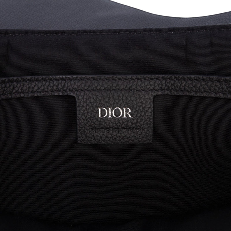 Oblique Canvas and Leather Saddle A4 Pouch - Image 5