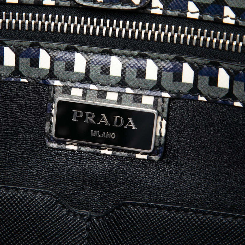 Saffiano Stampato Shopping Tote - Image 5