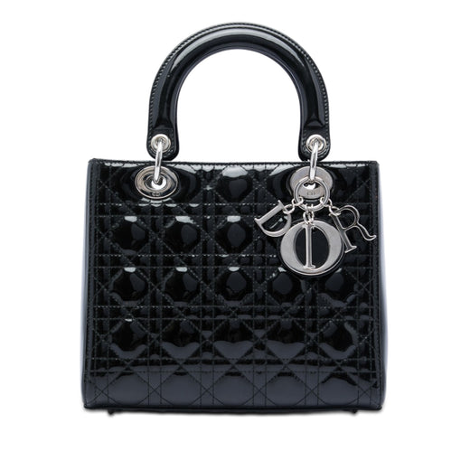 Medium Patent Cannage Lady Dior - Image 1
