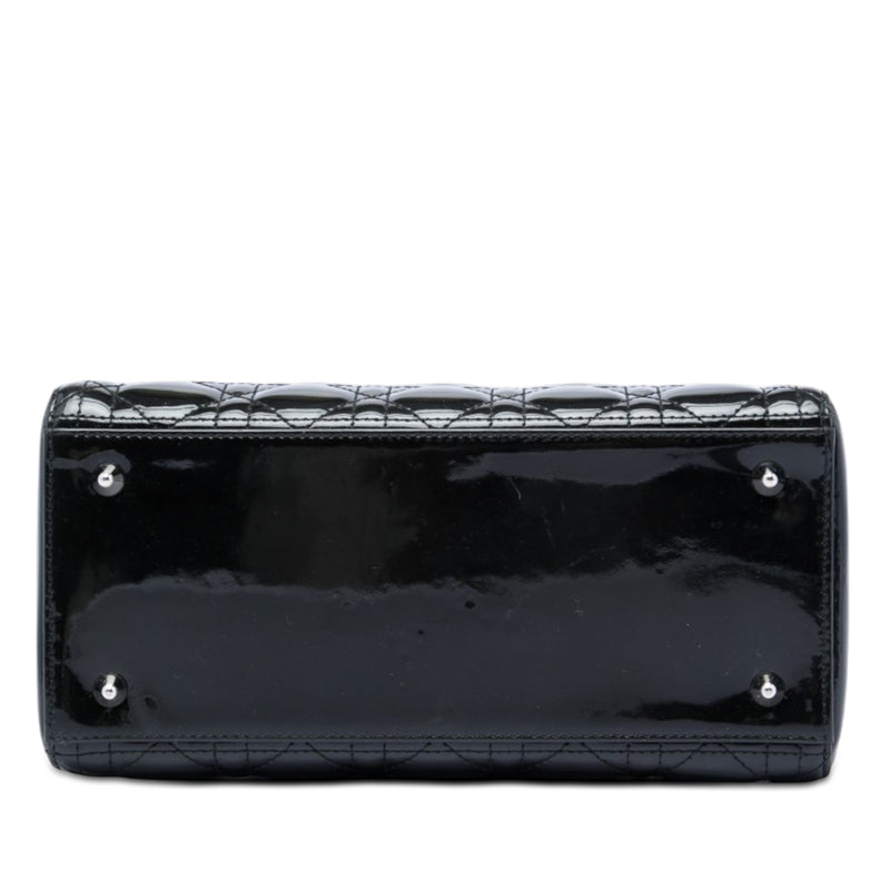 Medium Patent Cannage Lady Dior - Image 3
