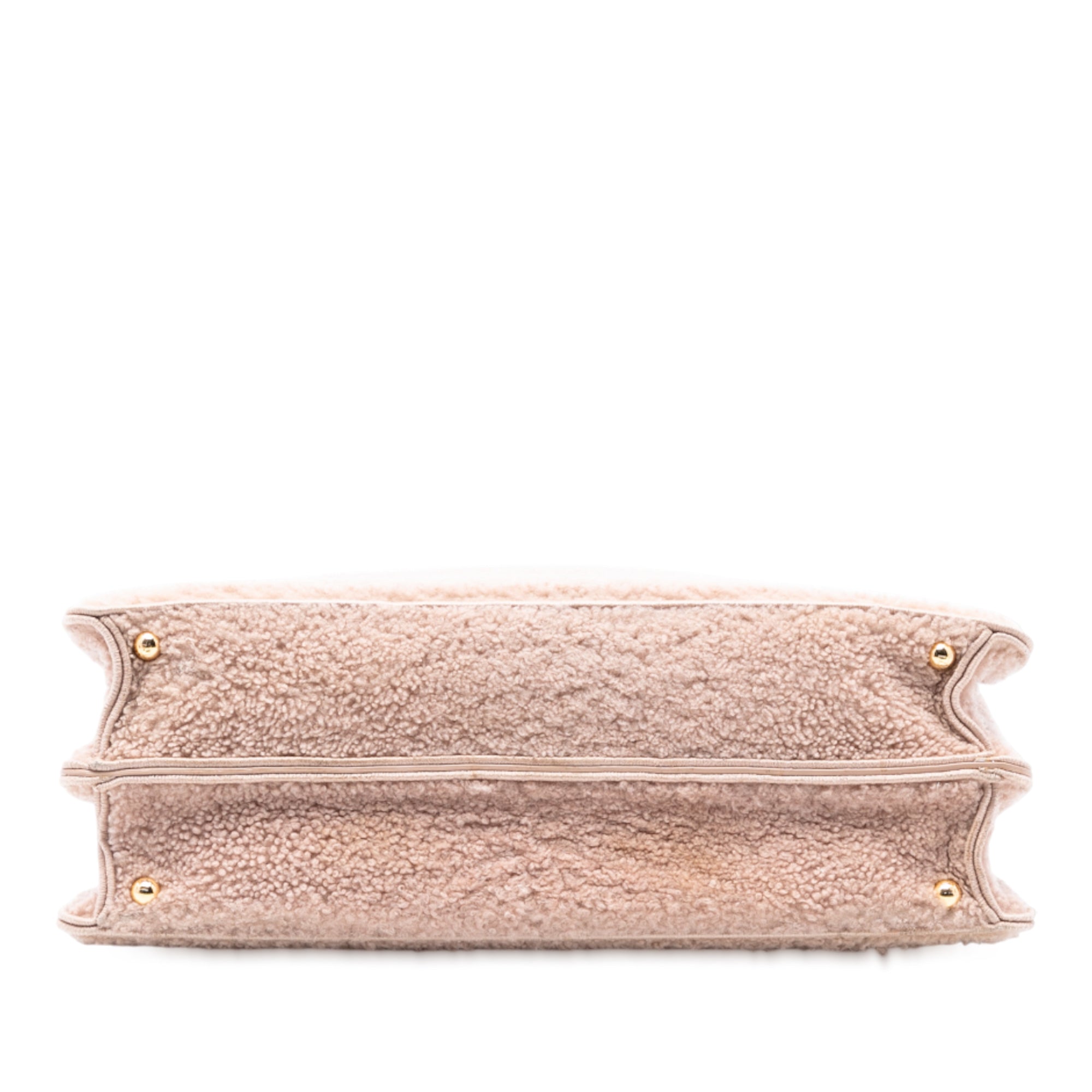 Large Shearling Peekaboo ISeeU Satchel - Image 3