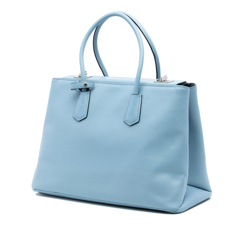 Saffiano Cuir Turnlock Twin Satchel - Image 2