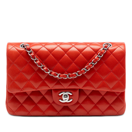 Medium Classic Lambskin Double Flap - Image 1