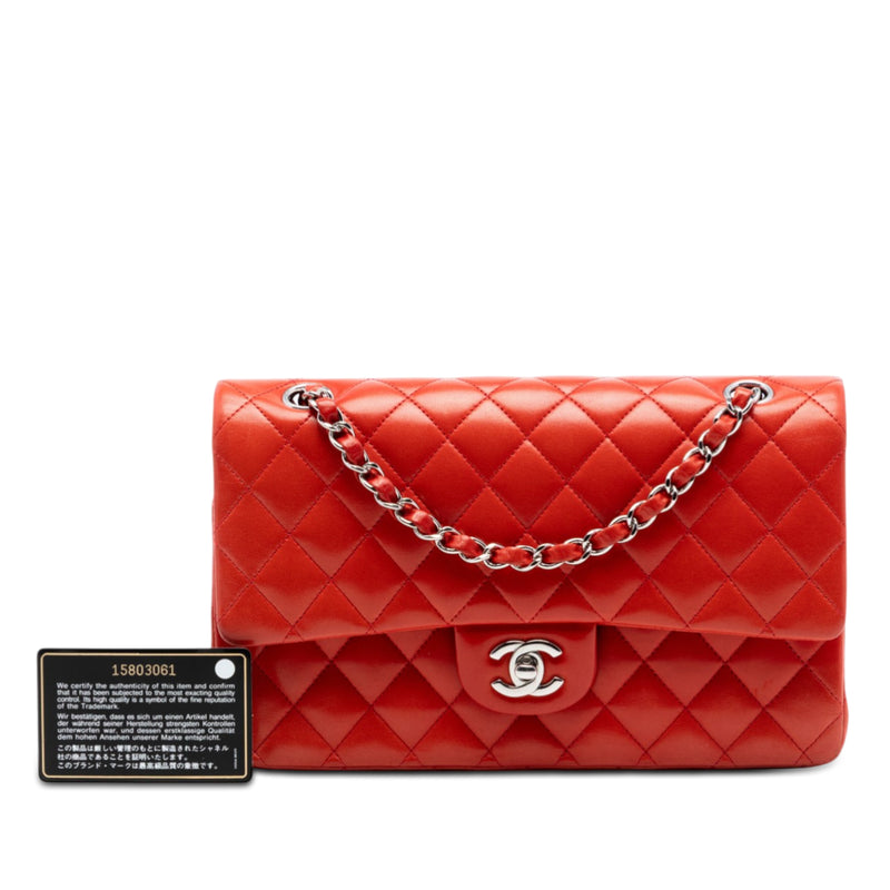Medium Classic Lambskin Double Flap - Image 8