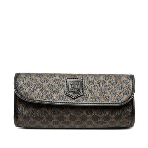 Macadam Coated Canvas Clutch - Image 1