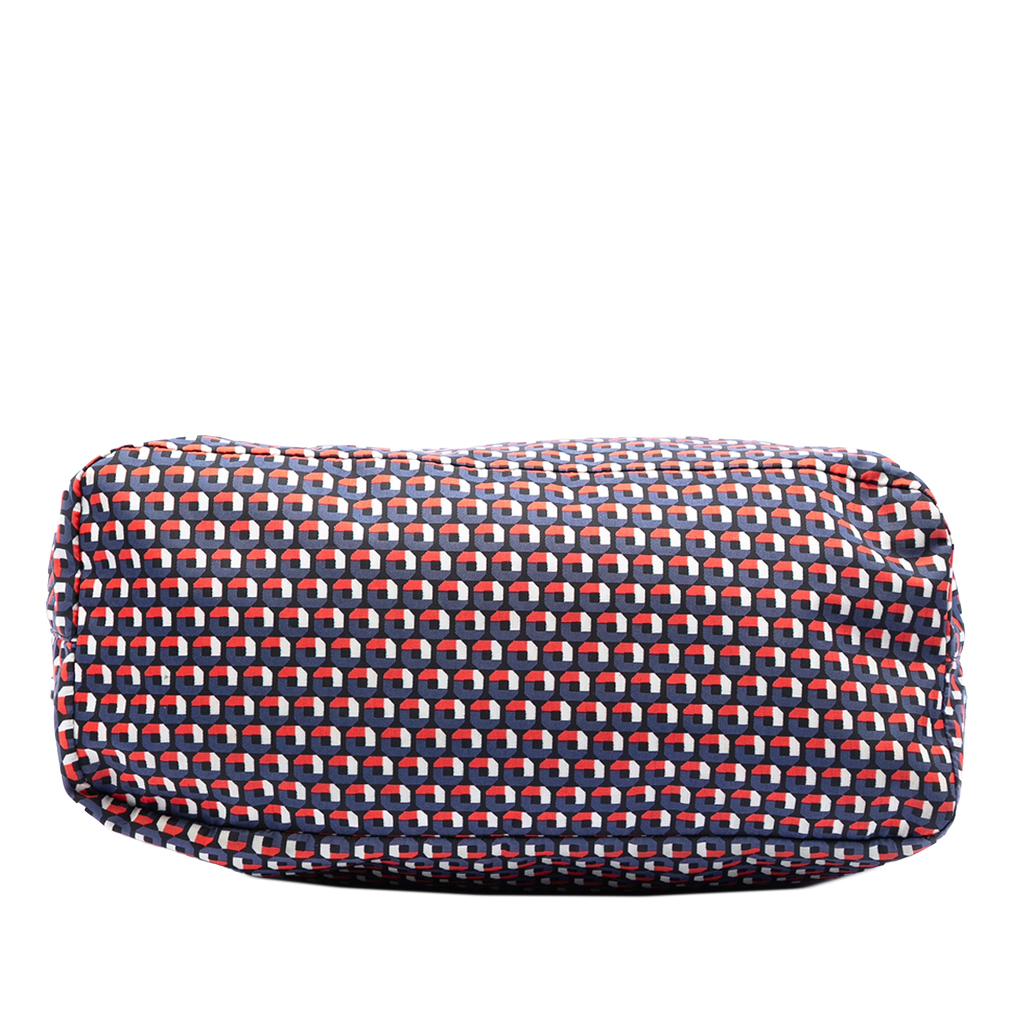 Saffiano Trimmed Tessuto Stampato Satchel - Image 3