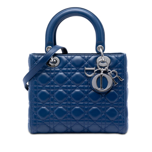 Medium Lambskin Cannage Lady Dior - Image 1
