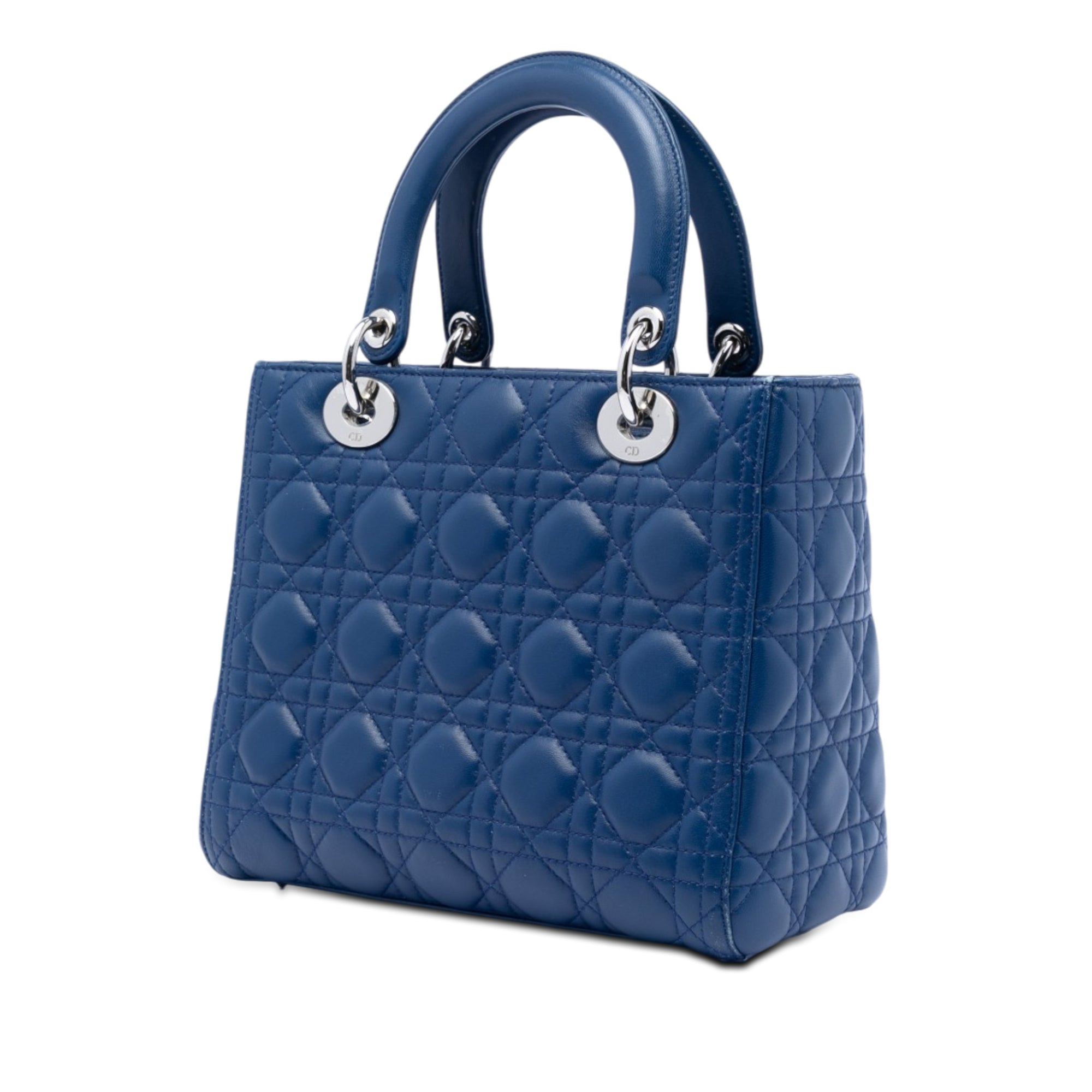 Medium Lambskin Cannage Lady Dior - Image 2